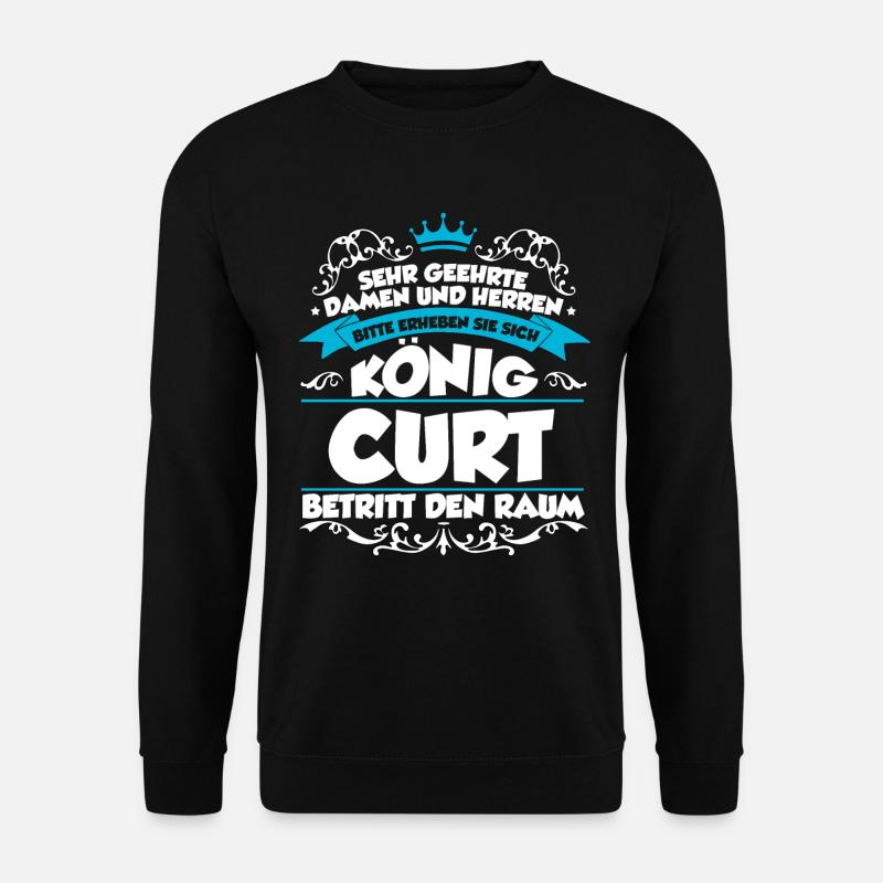 Curt Name Design - Unisex Pullover - Schwarz