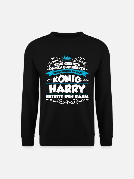 Harry Name Design - Unisex Pullover - Schwarz