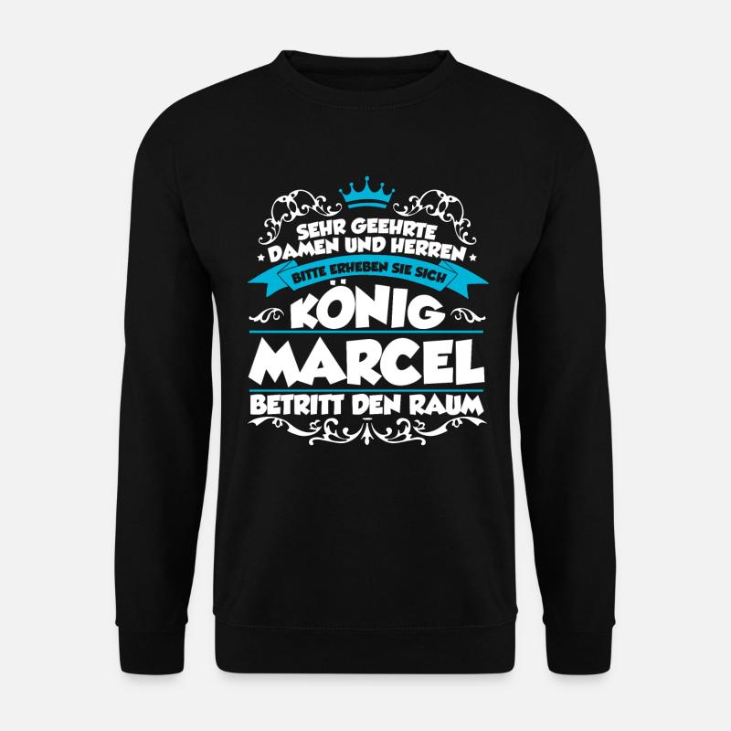 Marcel Name Design - Unisex Pullover - Schwarz