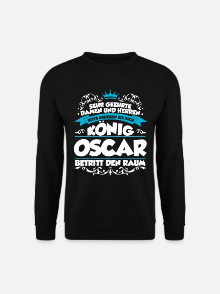 Oscar Name Design - Unisex Pullover - Schwarz
