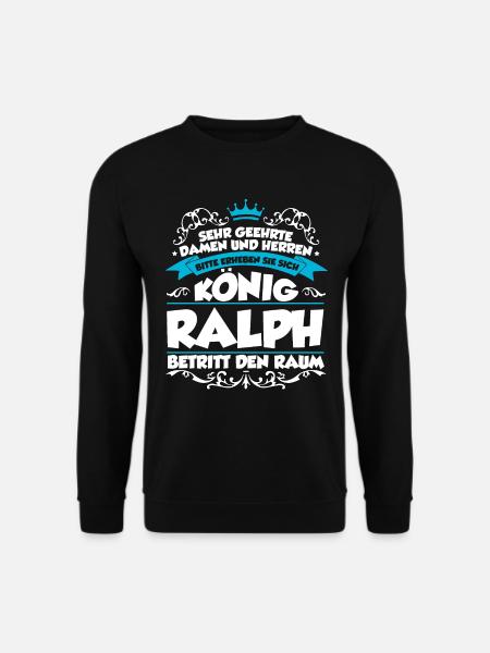 Ralph Name Design - Unisex Pullover - Schwarz