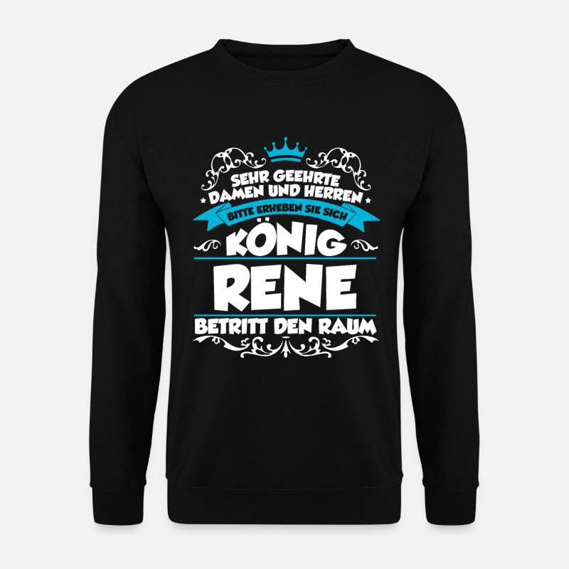 Rene Name Design - Unisex Pullover - Schwarz