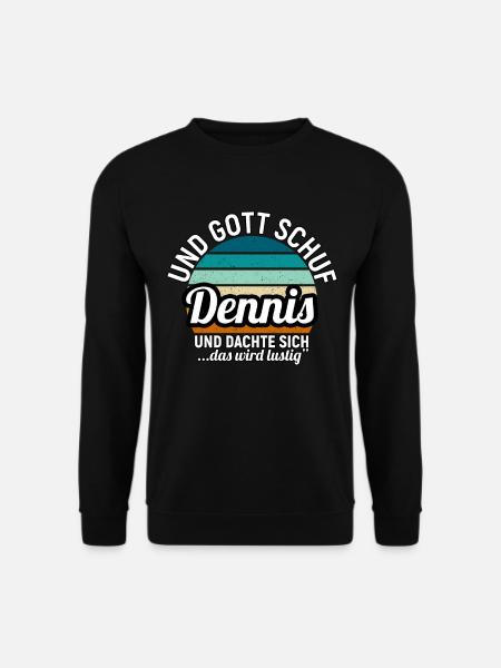 Detlev - Unisex Pullover - Schwarz
