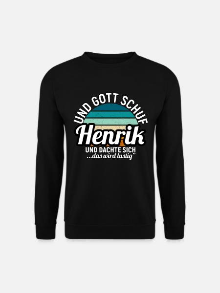 Henrik - Unisex Pullover - Schwarz