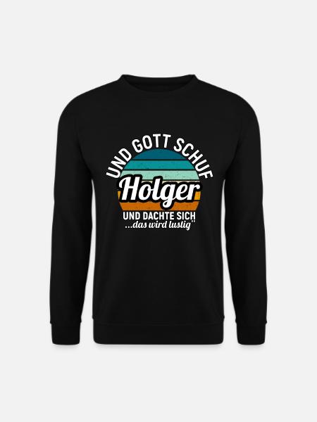 Holger - Unisex Pullover - Schwarz