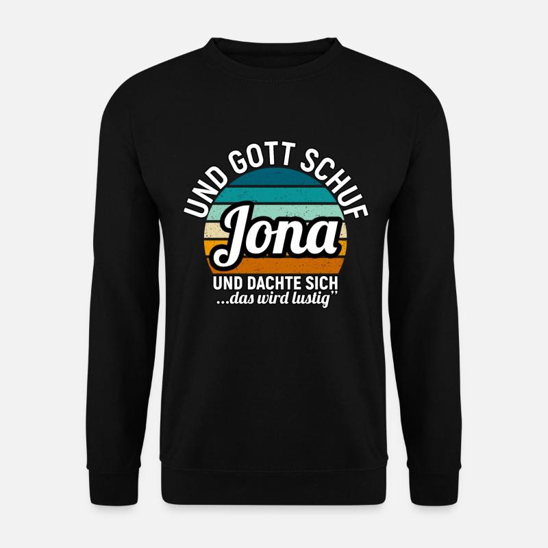 Jona - Unisex Pullover - Schwarz