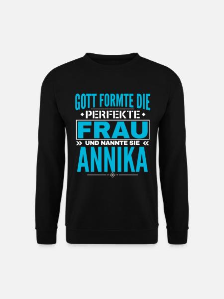 Annika Name Design - Unisex Sweatshirt - black