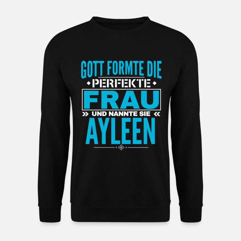 Ayleen Name Design - Unisex Pullover - Schwarz
