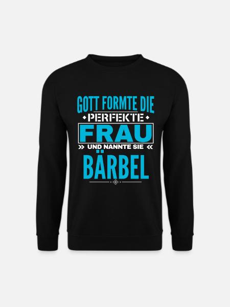 Bärbel Name Design - Unisex Pullover - Schwarz