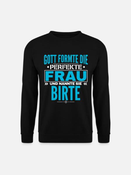 Conception du nom Birte - Sweat-shirt Unisexe - noir