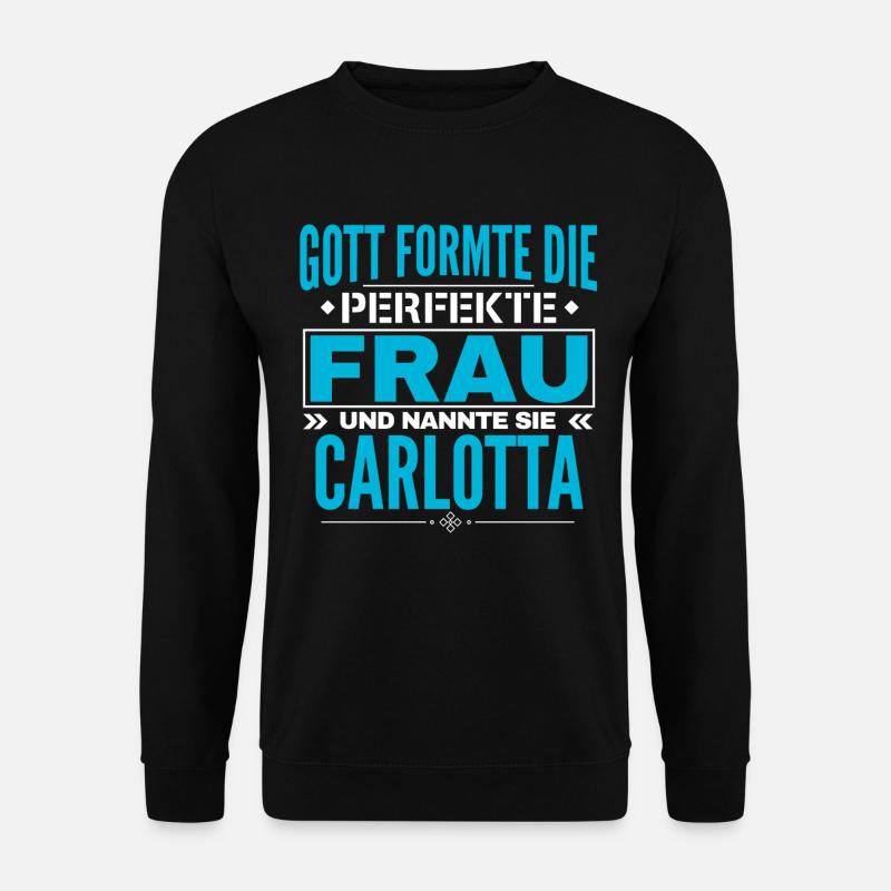 Carlotta Name Design - Unisex Sweatshirt - black