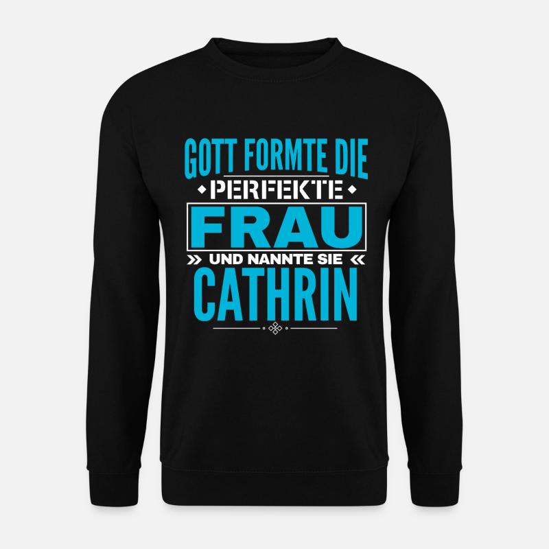 Cathrin Name Design - Unisex Sweatshirt - black