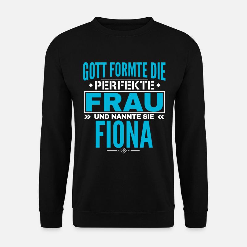Fiona Name Design - Unisex Pullover - Schwarz