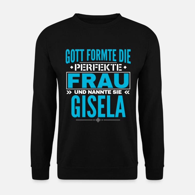 Conception du nom Gisela - Sweat-shirt Unisexe - noir