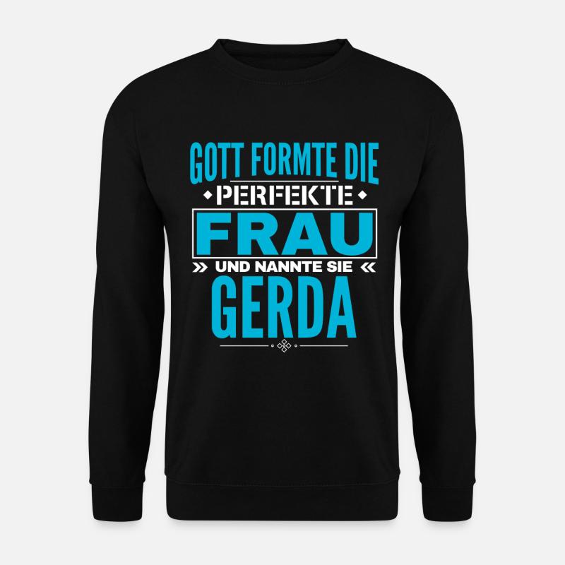 Conception du nom Gerda - Sweat-shirt Unisexe - noir