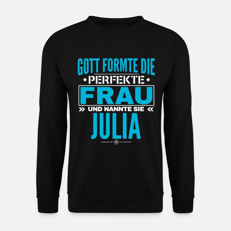 Conception du nom de Julia - Sweat-shirt Unisexe - noir