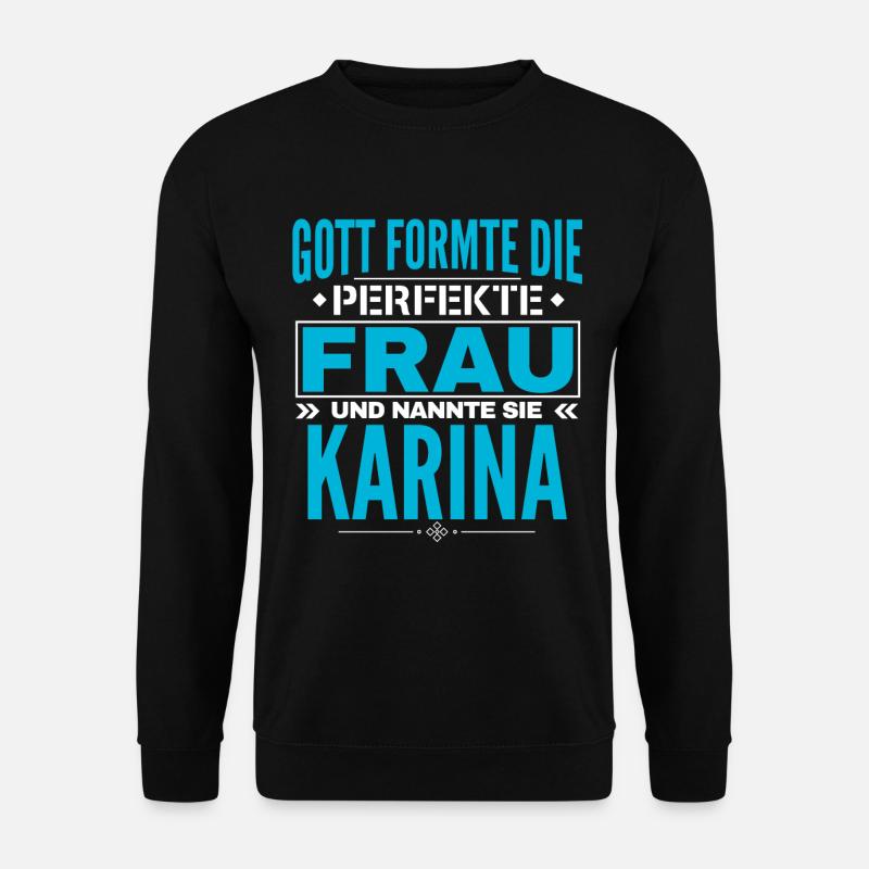 Conception du nom de Karina - Sweat-shirt Unisexe - noir