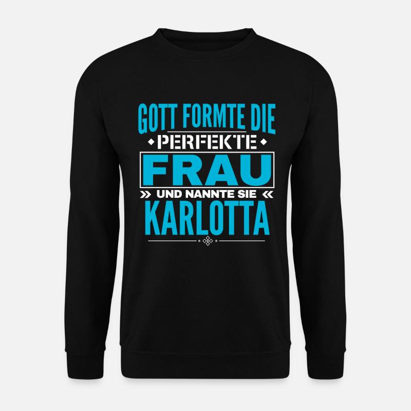 Karlotta Name Design - Unisex Sweatshirt - black