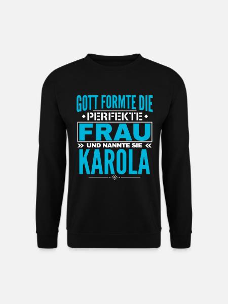 Conception du nom de Karola - Sweat-shirt Unisexe - noir