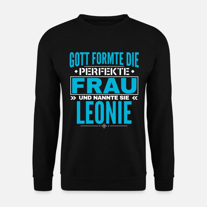 Leonie Name Design - Unisex Pullover - Schwarz