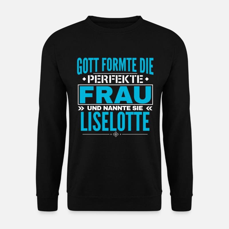 Liselotte Name Design - Unisex Sweatshirt - black