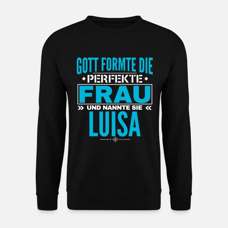 Luisa Name Design - Unisex Sweatshirt - black