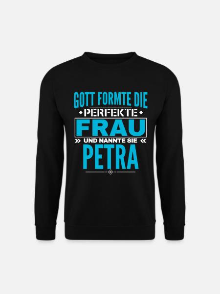Petra Name Design - Unisex Sweatshirt - black