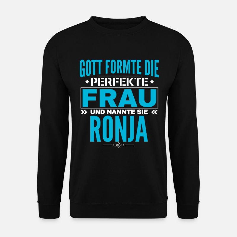 Ronja Name Design - Unisex Sweatshirt - black