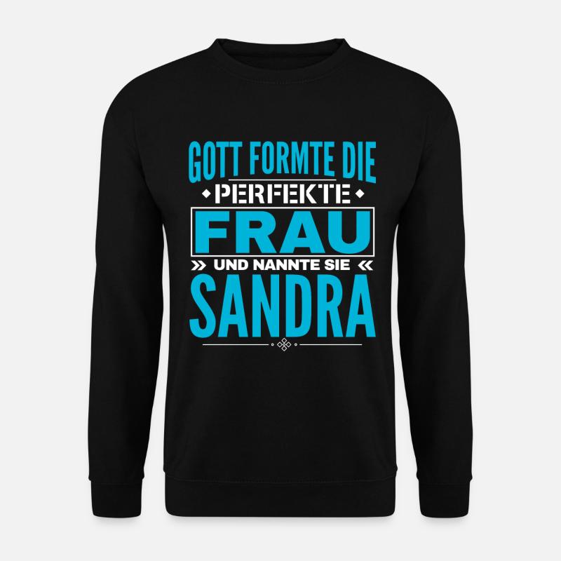 Sandra Name Design - Unisex Sweatshirt - black