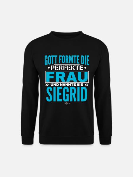 Siegrid Name Design - Unisex Sweatshirt - black