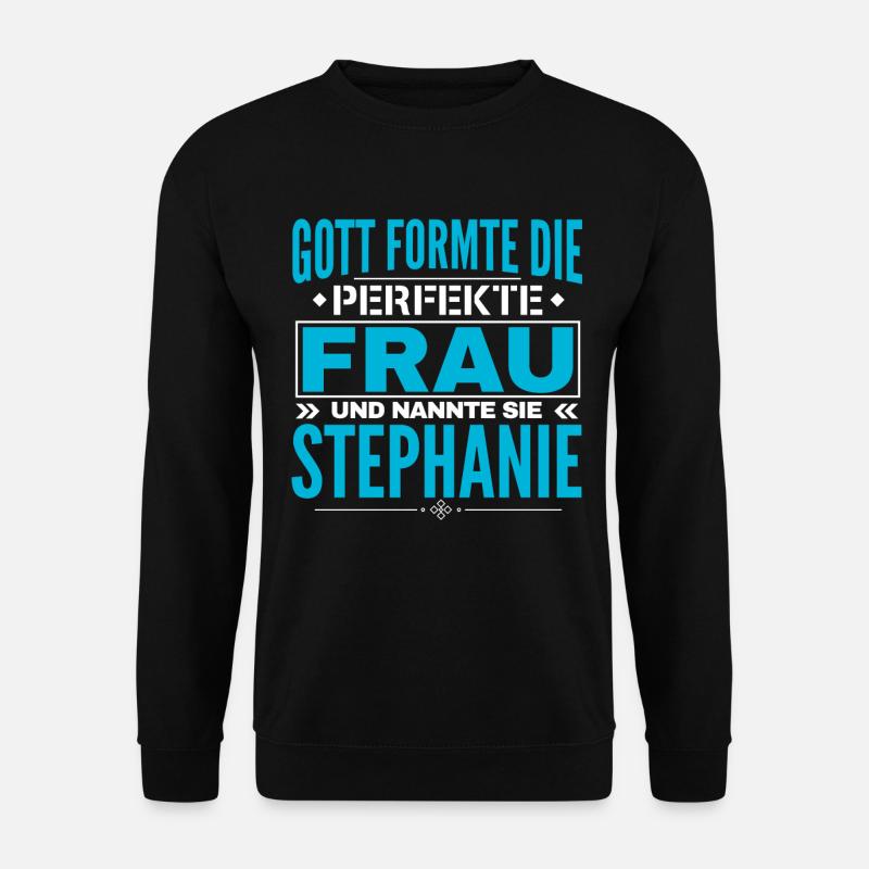 Stephanie Name Design - Unisex Sweatshirt - black