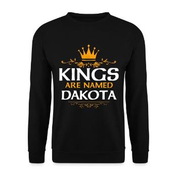 Dakota - Sweat-shirt Unisexe - noir - Devant - Alina (178cm) & Michal (187cm)