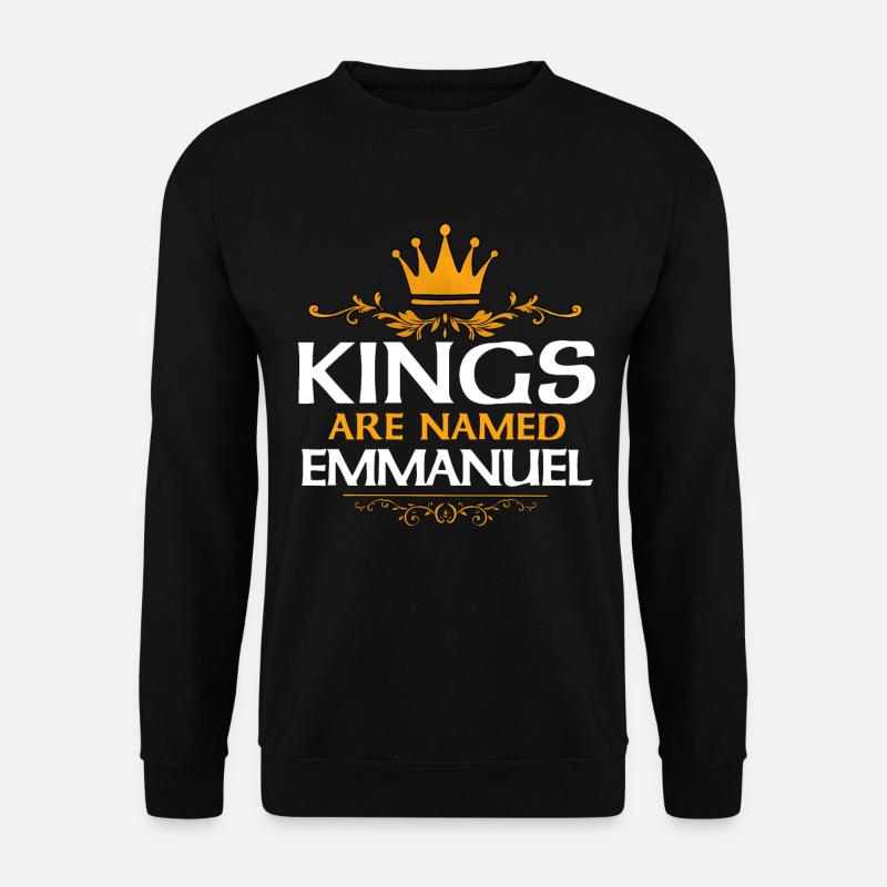 Emmanuel - Unisex Sweatshirt - black