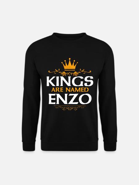 Enzo - Sweat-shirt Unisexe - noir