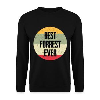 Le meilleur Forrest de tous les temps - Sweat-shirt Unisexe - noir - Devant - Alina (178cm) & Michal (187cm)