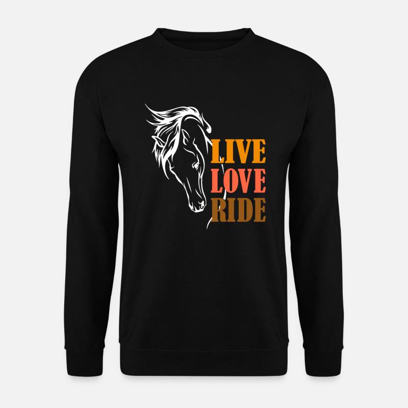 Live Love Ride - Unisex Sweatshirt - black