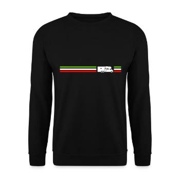motorhome motorhome italy Italian Humor - Unisex Sweatshirt - black - Front - Alina (178cm) & Michal (187cm)