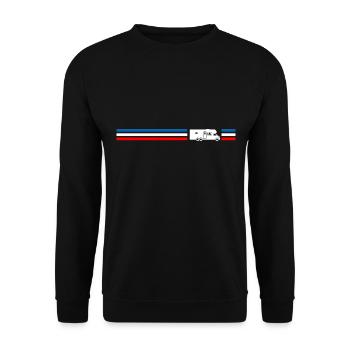 camping car camping car france french Humour - Unisex Sweatshirt - black - Front - Alina (178cm) & Michal (187cm)