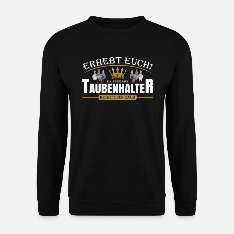 Taubenhalter - Unisex Pullover - Schwarz