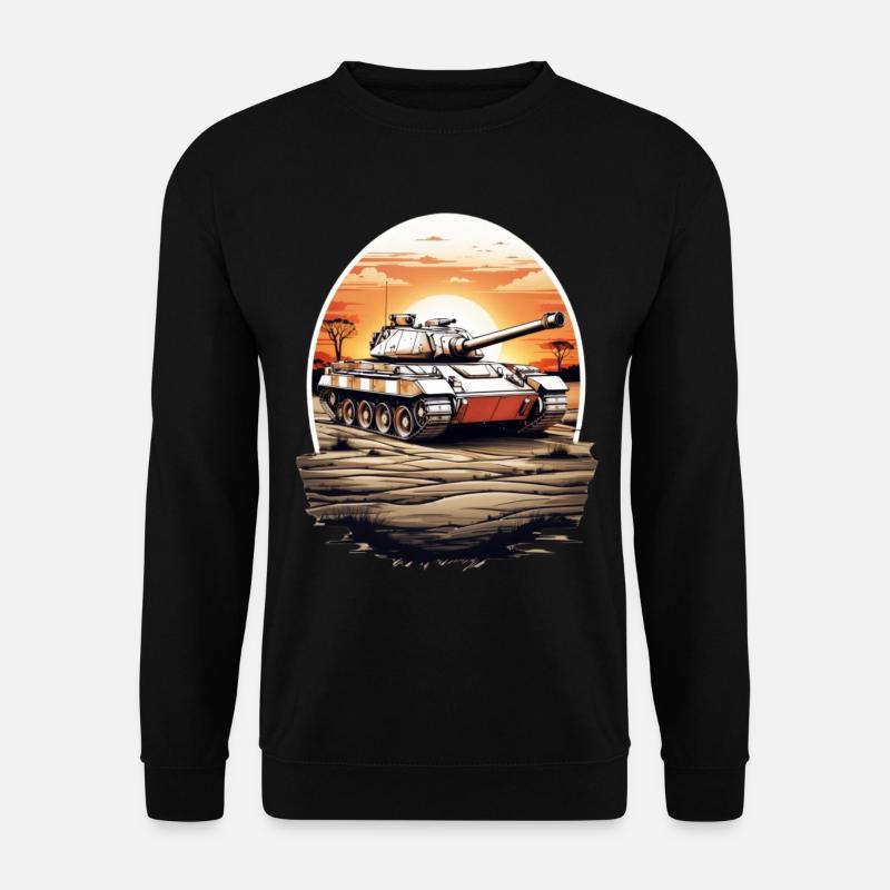 Panzer - Unisex Pullover - Schwarz