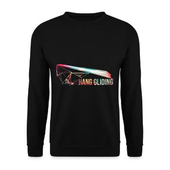 Drachenfliegen - Unisex Pullover - Schwarz - Vorne - Alina (178cm) & Michal (187cm)