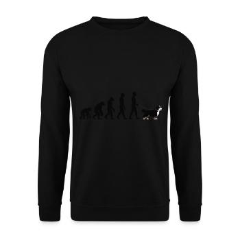 Bouvier bernois - Sweat-shirt Unisexe - noir - Devant - Alina (178cm) & Michal (187cm)