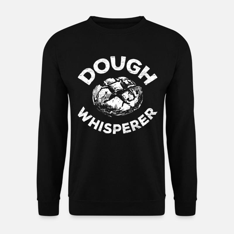 Brot backen Bäcker - Unisex Pullover - Schwarz