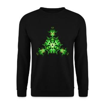 Force Shield, Power, Superhero, Fractal, Energy - Sweat-shirt Unisexe - noir - Devant - Alina (178cm) & Michal (187cm)