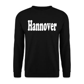 Hanover - Unisex Sweatshirt - black - Front - Alina (178cm) & Michal (187cm)