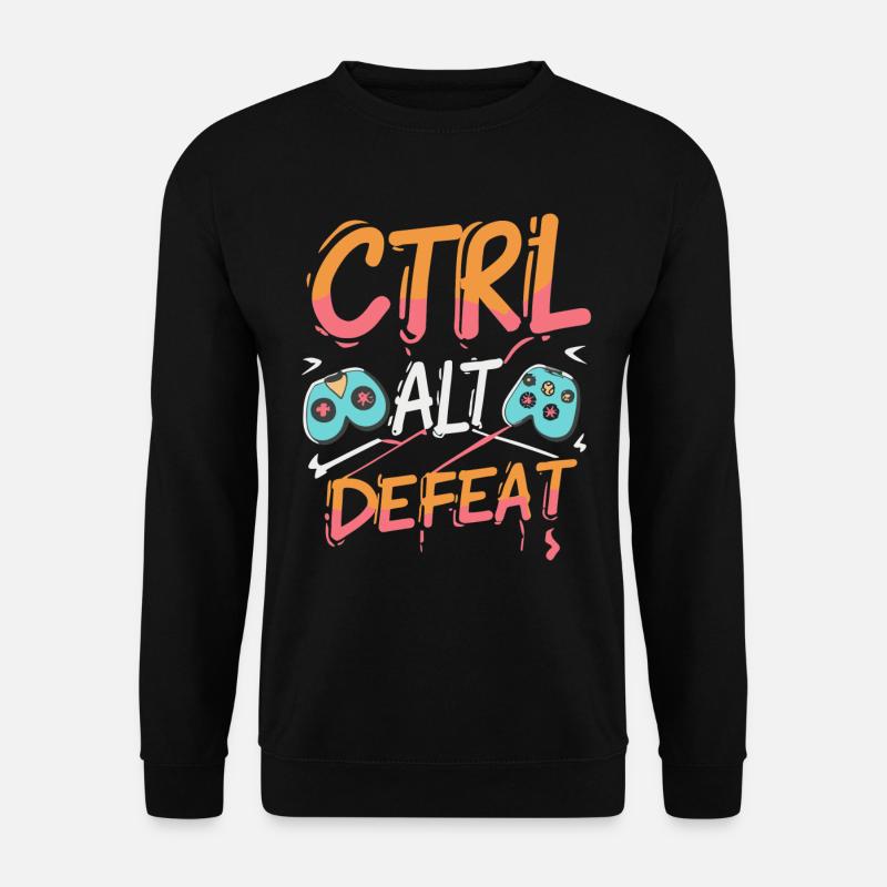 CTRL ALT Defeat - Unisex Sweatshirt - black