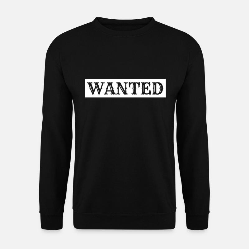 Wanted - Unisex Pullover - Schwarz