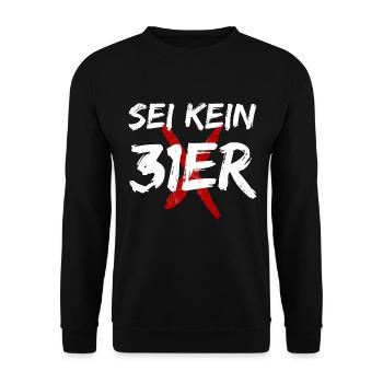 31er Verräter Paragraph Judas Bruder muss los Ehre - Unisex Pullover - Schwarz - Vorne - Alina (178cm) & Michal (187cm)