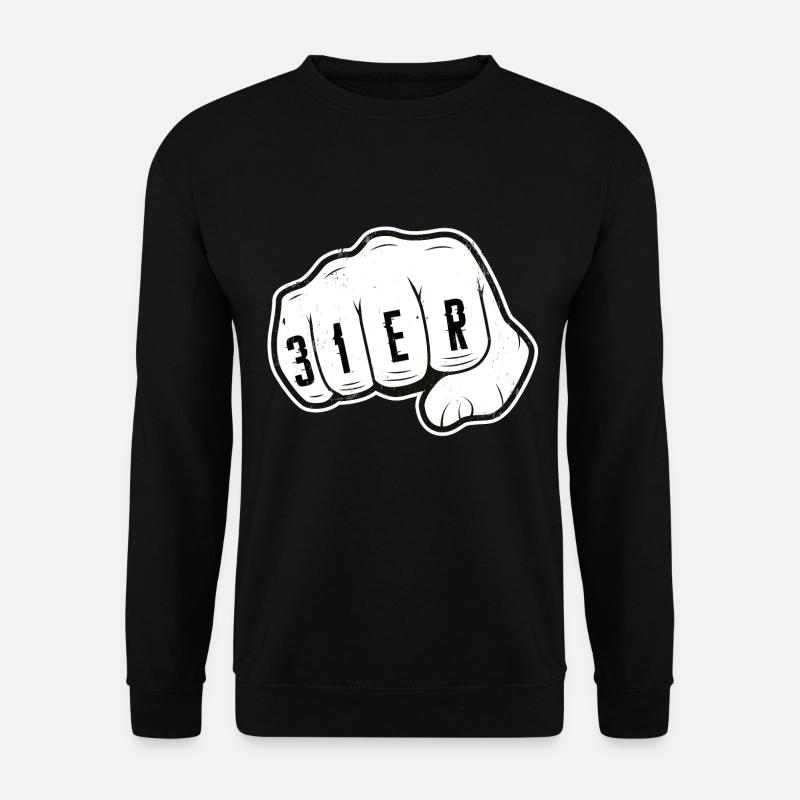 Richtiger 31er - Unisex Pullover - Schwarz