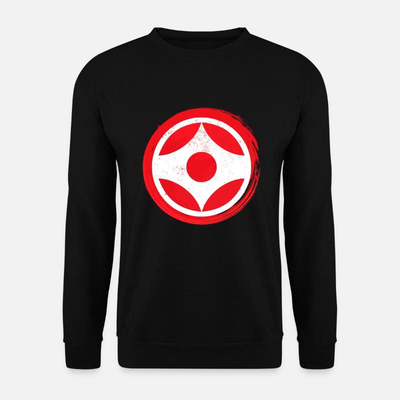 Karate Kyokushin Logo - Unisex Pullover - Schwarz